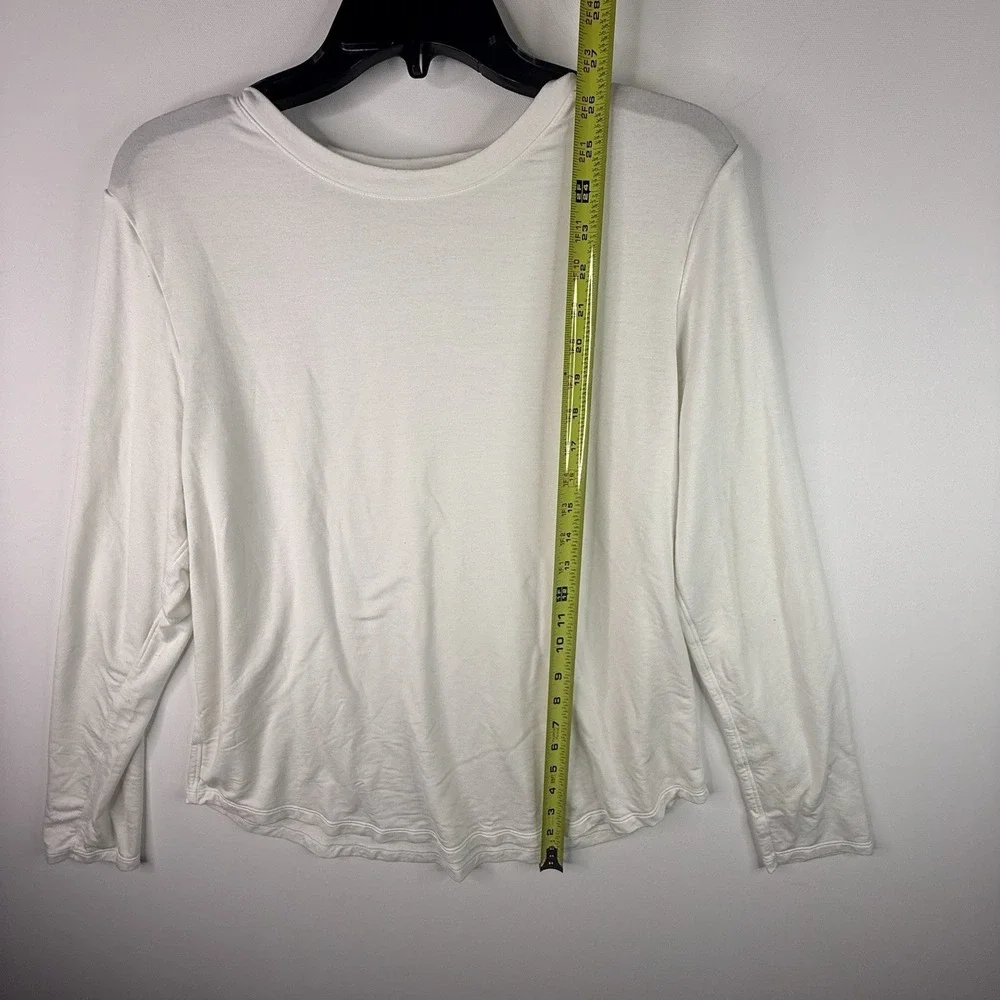 lululemon White Long Sleeve Shirt 16 Tag Missing